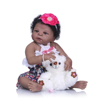 55 cm Mode Prinzessin Silikon Vinyi Nehmen Bad Baby Spielzeug Reborn Baby Puppe Spielzeug für Mädchen