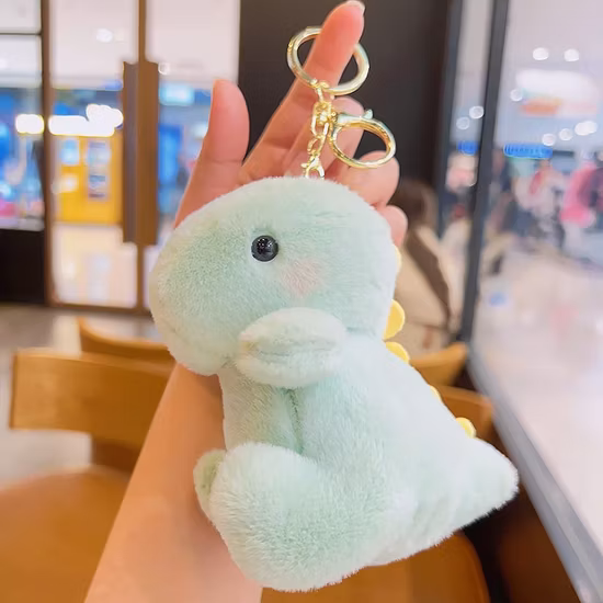Großhandel kundenspezifische Plushie-Herstellung niedlicher Mini-Tier-Schlüsselanhänger-Plüschtier-Schlüsselanhänger