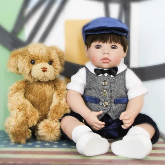 OEM-Fabrik maßgeschneiderte Silikon-Reborn-Babypuppen, Kunststoff-Vinyl-Weichpuppenpreis, Neugeborene, benutzerdefinierte 18-Zoll-Puppenspielzeug, Hersteller von American Girl-Puppen in China