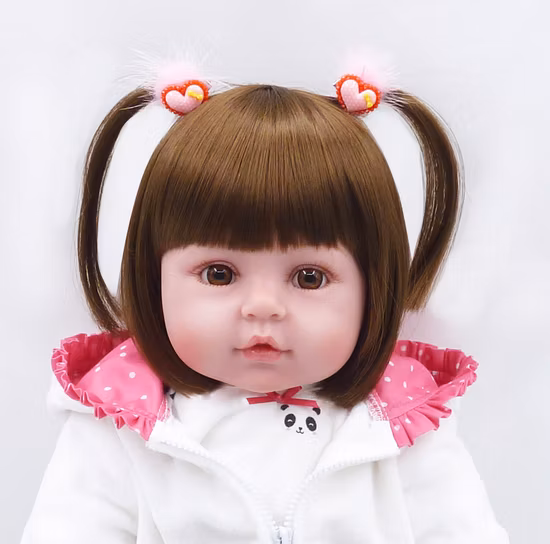 19'' 48cm Silikon Vinyl Reborn Baby Mädchen realistische lebendige Neugeborene Babys Puppe weiße Haut ethnische Bebe Kleinkind für Kinder Weihnachtsgeschenke